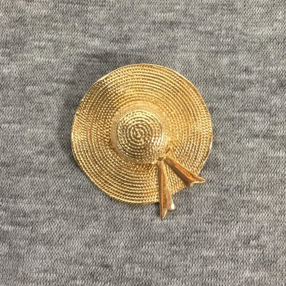 Goldtone Hat Pin by Michele Lynn - Picture 2 of 3